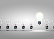 row of light bulbs