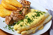 Photo: Spargel mit Schweinefilet Spargel mit Schweinefilet