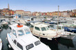 boats in Rovinj marina, Istria, Croatia