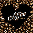 Coffee vector background