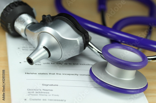 Photo: Purple Doctors Stethoscope Purple Doctors Stethoscope