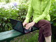 Woman with laptop