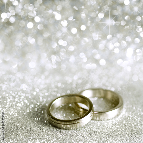 Photo: Wedding rings and stars in silver Wedding rings and stars in silver