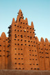Vertical of minaret on Djenne mosque