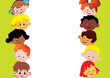 Children frame. Place for your text. Happy childhood. Children frame. Place for your text. Happy childhood.