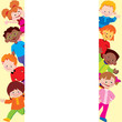 A fényképek részletei Kids frame. Place for your text. Happy childhood.