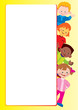 Children frame. Place for your text. Children frame. Place for your text.