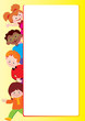 Children frame. Place for your text. Children frame. Place for your text.
