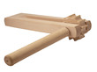 Wooden rattle
