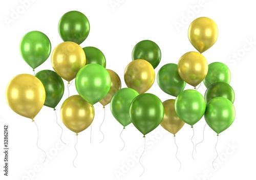 Illustration: 3d purple ballons 3d purple ballons