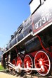 Old Russian steam locomotive. Russia Old Russian steam locomotive. Russia