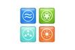 Illustration: Button-Set "Erneuerbare Energien" Button-Set "Erneuerbare Energien"