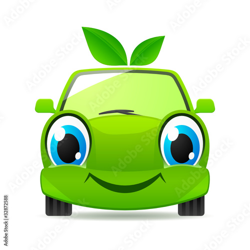 Vettoriale: Eco friendly car Eco friendly car