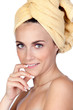 Beautiful girl with towel Beautiful girl with towel