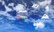 Elements of the social network against the sky Elements of the social network against the sky