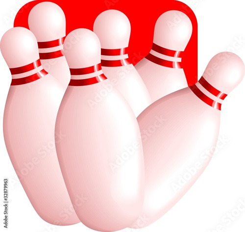 Illustration: Bowling pin Bowling pin