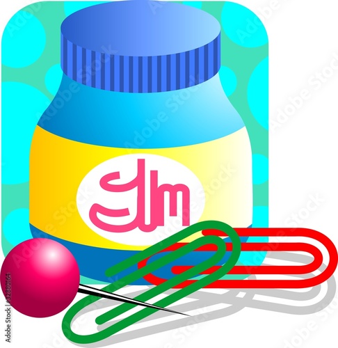Illustration: illustration of medicine bottle and stethoscope illustration of medicine bottle and stethoscope