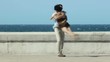 happy hug between beautiful wife and husband