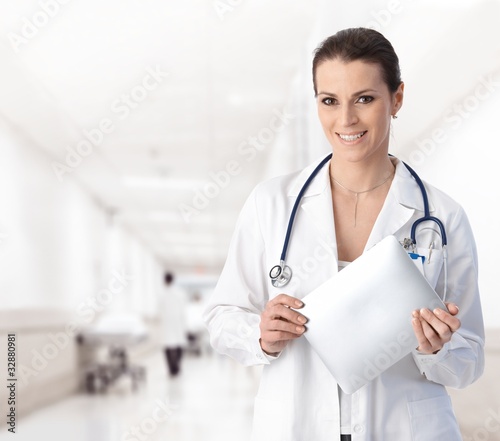 Foto: Woman doctor at hospital Woman doctor at hospital