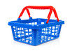 ����: empty shopping basket over white background � Sandra van der Steen #32883105