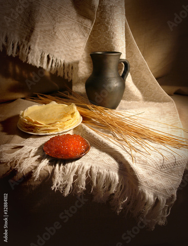Photo: still-life with caviar still-life with caviar