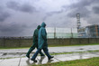 people walking near the Chornobyl Nuclear Power Plant