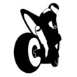 Moto GP silhouette Moto GP silhouette
