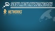Social Media Marketing Plan video illustration on blue in HD