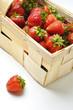 Strawberries in basket 	Strawberries in basket