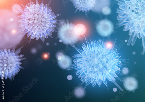 Photo: Virus Cells Virus Cells