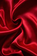 Photo : Smooth elegant red silk as background Smooth elegant red silk as background