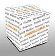 3D Würfel JOURNALISMUS