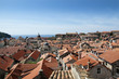 Rooftops in Walled City of Dubrovnic Croatia