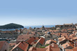 Rooftops in Walled City of Dubrovnic Croatia