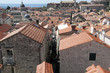 Rooftops in Walled City of Dubrovnic Croatia