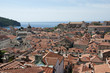 Rooftops in Walled City of Dubrovnic Croatia