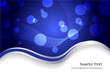 Vector abstract background blue