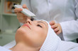 ultrasound skin cleaning at beauty salon