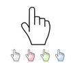 Vector: Hand Cursor Hand Cursor