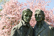 Brothers Grimm sculpture in Kassel, Germany