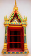Thai temple window.