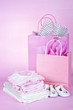 Photo: Pink baby shower presents Pink baby shower presents