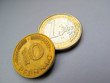 Pfennig und Euro