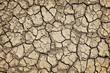 Dry cracked ground during drought