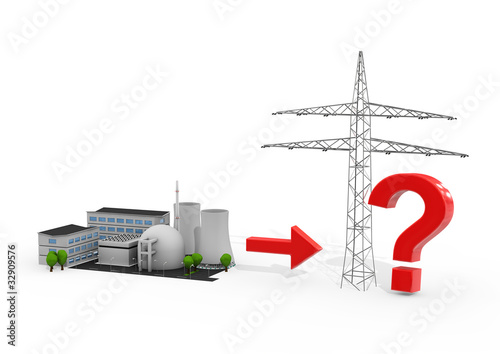 Illustration: atomkraftwerk_pfeil_strommast_01 atomkraftwerk_pfeil_strommast_01