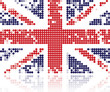 Grunge flag of United Kingdom