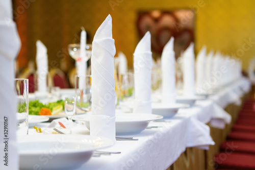 Photo: Banquet table Banquet table