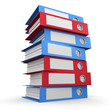 3d Stack of folders