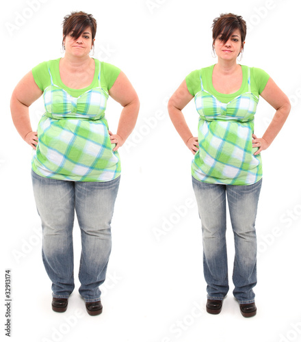Photo: Before and After Overweight 45 year Old Woman Before and After Overweight 45 year Old Woman