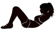Fitness Situp Shadow
